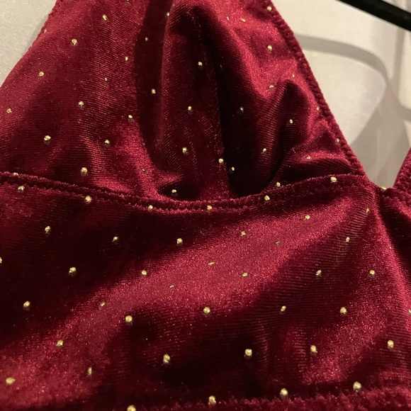 Forever21 velvet bandeau/cropped tank - Picture 3 of 3